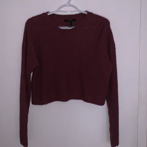 [M]👚 - F21 knit cropped sweater